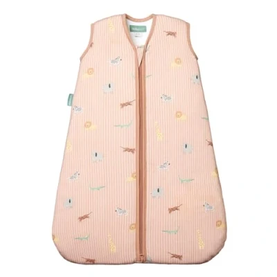 Immagine di molis&amp;co Sacco Nanna 1 TOG primaverile e autunno per Neonato da 0 mesi 100% Cotone (Certificato Oeko Tex) Leggermente Imbotito, Senza Maniche Jungle
