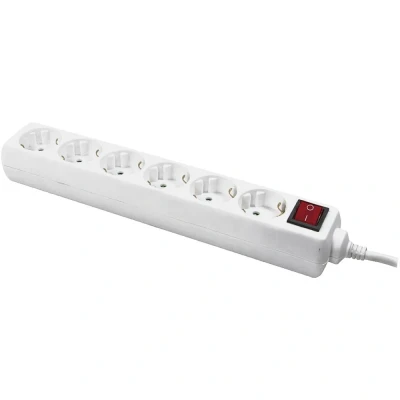 Immagine di LogiLink LPS202 Multipresa con interruttore Bianco Schuko 1 pz.