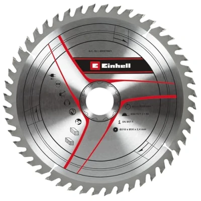 Immagine di Einhell Lama per sega circolare originale, 210 x 30 cm (accessori sega, Ø mm, attacco 48 denti, larghezza di taglio 2,4 troncatrici a batteria e seghe circolari da tavolo)