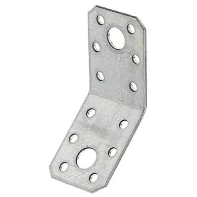 Immagine di Alberts 848347 Squadretta di giunzione angolata 135 zincata con procedimento Sendzimir 50 x 35 mm Set da