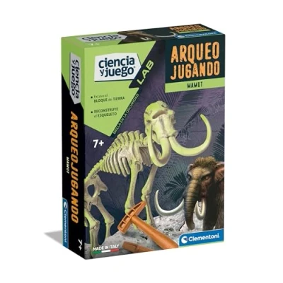 Immagine di Clementoni 55540 Archeogiocando Mamut fosforescente Gioco di Scienze, per Cavalcare il tuo Proprio Dinosauro e scoprire la Scienza dell&#039;Archeologia, A partire da 7 anni