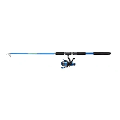 Immagine di Shakespeare Firebird Tele Spinning Set di canne da Pesca e Ruote, Canna Unisex Adult, Blu/Nero, 2.7m 15 40g