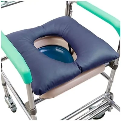 Immagine di Cuscino Antidecubito Con Foro Per Sedia A Rotelle Sedile WC Tappetino Lavabile Portatile Alleviare Il Dolore Adatto Da Toilette O
