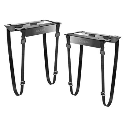 Immagine di LogiLink EO0009 Supporto da tavolo regolabile per PC, con cinghia (confezione 2)