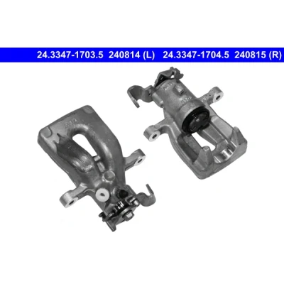 Immagine di ATE 24.3347 1703.5 Pinza freno senza supporto RENAULT: CLIO 3, Modus / Grand