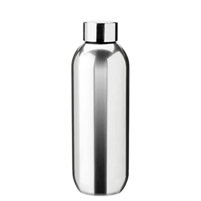 Immagine di Bottiglia isolata Stelton Keep Cool in acciaio, acciaio inossidabile, plastica, argento, 600 ml