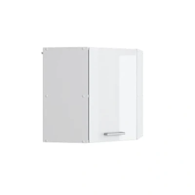 Immagine di Vicco mobile angolare da cucina R line, Bianco lucido/Bianco, 57 cm