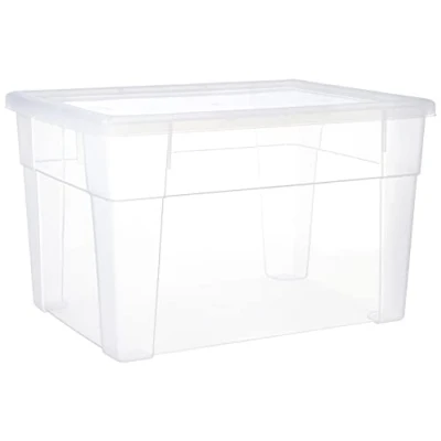 Immagine di Stefanplast 3870420 Visualbox, Scatola di plastica, Bianco Trasparente, 39 x 29 24 cm