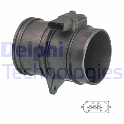 Immagine di DELPHI AF10630 12B1 Debimetro con alloggiamento LAND ROVER: Range Rover Sport
