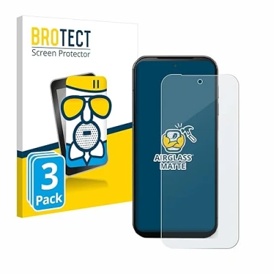 Immagine di brotect Pellicola Vetro Opaca per Fairphone 5 (3 Pezzi) Protezione Schermo [Anti Riflesso, Durezza 9H]