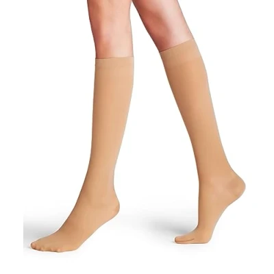 Immagine di FALKE Vitalize 40 DEN W KH semicoprenti con compressione 1 paio, Calzini lunghi Donna, Effetto pelle (Powder 4069), 39 42