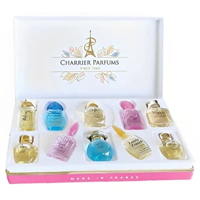 Immagine di Charrier Parfums &quot;preziosa collezione&quot; Cofanetto di 10 Eau de in Miniatura Total 58.8 ml