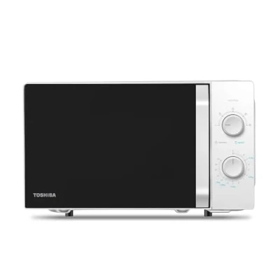 Immagine di Toshiba MW2 MM20P(WH) Forni a microonde standard, 20 Litri, 800 W, 5 livelli di potenza con pratica funzione scongelamento, illuminazione LED interno/Bianco