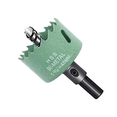 Immagine di Sega a tazza 45mm, punta LAIWEI per forare legno, lamiere sottili, profili in alluminio, PVC, ecc. Strumento di foratura affilato e resistente