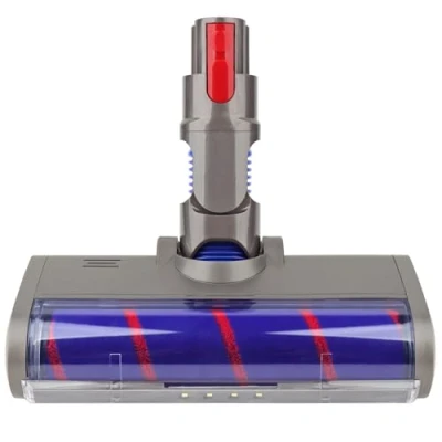 Immagine di Spazzola a Rullo Morbida con Sgancio Rapido per Dyson V7 V8 V10 V11 V15 Aspirapolvere, Accessorio Testina Pavimenti e Parquet, Luce LED