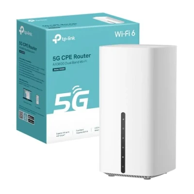 Immagine di TP Link Archer NX600 Router 5G Wi Fi 6 AX3600Mbps Dual Band, Porta WAN/LAN 2.5G+2xPorte Gigabit LAN, Plug &amp; Play, 4K QAM, 8x5G/LTE, 2xWi Antenne Interne, EasyMesh, HomeShield