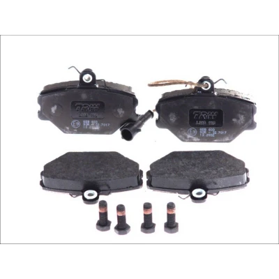 Immagine di TRW COTEC GDB833 Kit pastiglie freno con contatto segnalazione usura bulloni pinza accessori FIAT: Panda I Hatchback, Punto Hatchback