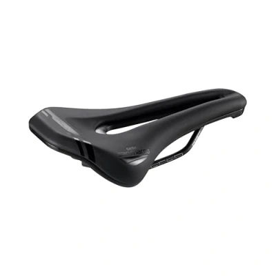 Immagine di Selle San Marco GROUND Dynamic Sella Bicicletta Off road, MTB, Mountain Bike, con Telaio Resistente in Manganese e Foro Anatomico Taglia S3, Nero