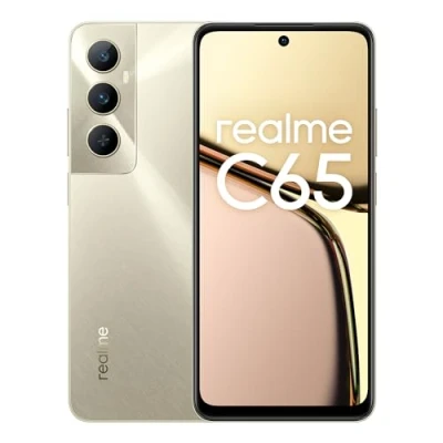 Immagine di realme c65 Smartphone 8+256 GB, Fotocamera con AI da 50 MP, Display 6,67&quot; Frequenza di aggiornamento 90 Hz, Ricarica rapida 45W, Batteria massiva 5.000mAh, NFC supportato, Starlight Gold