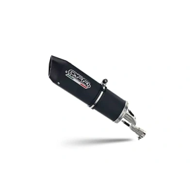 Immagine di GPR EXHAUST SYSTEM SCOM.95.FUNE Terminale Omologato con Raccordo compatibile YAMAHA X MAX 125 2006/14 Furore Nero