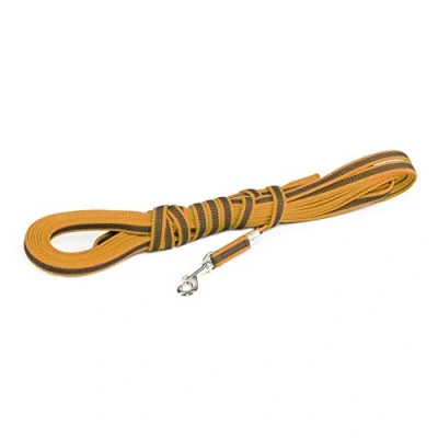 Immagine di Julius K9, Guinzaglio Color &amp; Gray con manico, 14 mm x 10 m, arancione