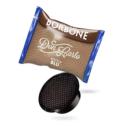 Immagine di I0386 400 CAPSULE DON CARLO CAFFE&#039; BORBONE MISCELA BLU compatibili A MODO MIO