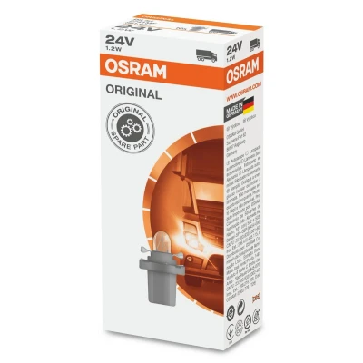 Immagine di Osram attacco speciale originale B8.5D, 2741 MF, 24 V, proiettore, scatola pieghevole da 10