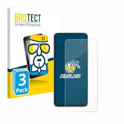 Immagine di brotect Pellicola Protettiva Vetro per Motorola Edge 50 Neo Protezione Schermo (3 Pezzi) [Durezza Estrema 9H, Chiaro]