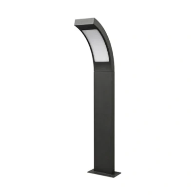 Immagine di lampada LED da esterni &#039;Juvia&#039; (Moderno) colore Nero, in Alluminio (1 luce, lampadina inclusa) di Lucande lampioncino, paletto luminoso, viale, lampione