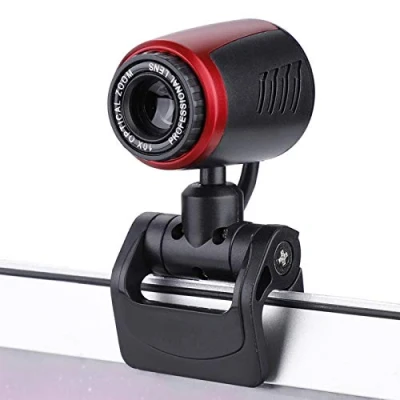 Immagine di Exliy Videocamera Web HD, Webcam Clip on USB 2.0 16MP 640 * 480, Rotante Flessibile a 360 Gradi con Microfono per PC Laptop Desktop Skype/MSN