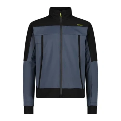 Immagine di CMP Giacca da uomo con cappuccio fisso in softshell accoppiato, Titanio, 54