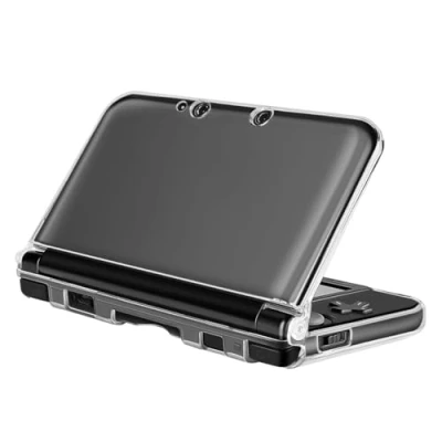 Immagine di TNP 3DS XL Custodia protettiva rigida ultra trasparente compatibile con Nintendo LL
