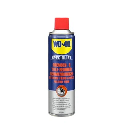 Immagine di detergente Disk brake clenaer pulisci dischi WD40 da 500 ml pulizia sospensioni