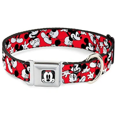 Immagine di Buckle Down Dyeo Mickey Mouse FACE2, 700146150705, Collare per cani, L Fits 15 26&quot; 1.0&quot; Wide, Multicolore