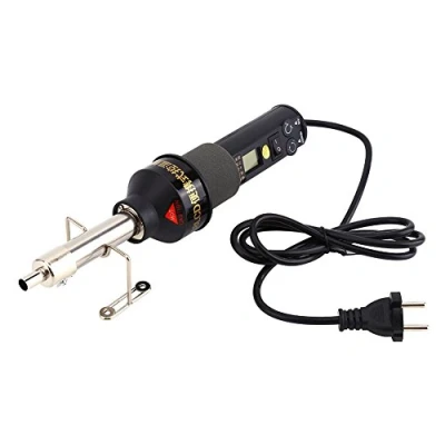 Immagine di Pistola ad aria calda portatile con display LCD e 4 ugelli regolatore di temperatura 450 W