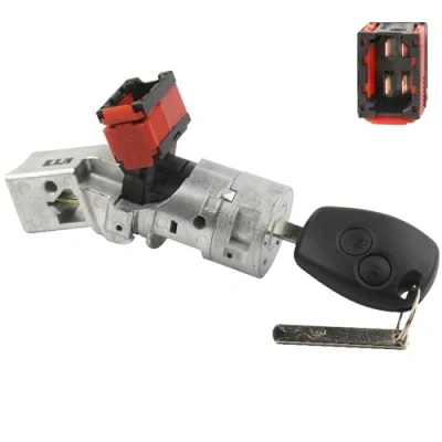 Immagine di Bloccasterzo compatibile per Clio 3, Kangoo 2, Master Modus, Trafic Twingo Duster, Sandero, Talento, Citan, NV300, NV400, Movano B, Vivaro B (2005 2017) venduto con una chiave + 1 inserto