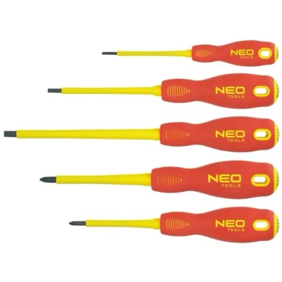 Immagine di NEO TOOLS 04 220 Kit cacciavite 5 SL2.5, SL4, SL6.5, PH1, PH2 Display (cartone)