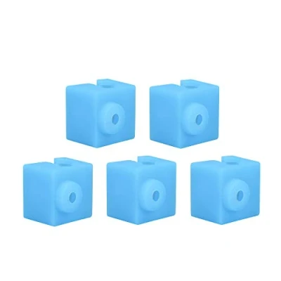 Immagine di Parti di Stampante 3D Hotend in Silicone Compatibili Per E3D V5 / Anycubic Blocco Riscaldamento Alluminio Originale 5 PZ