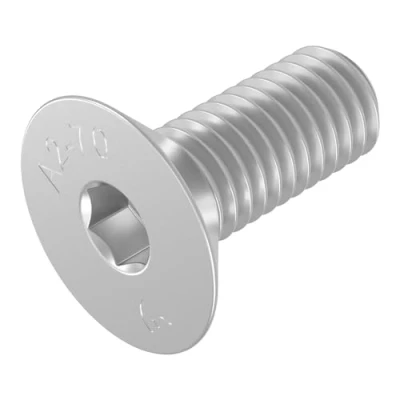 Immagine di Vite a testa svasata SECCARO M8 x 20 mm, acciaio inox V2A VA A2, DIN 7991 / ISO 10642, esagono incassato, pezzi