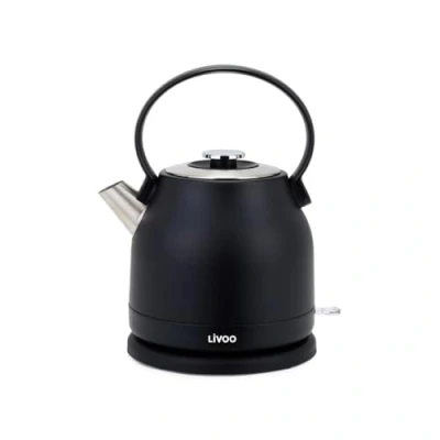 Immagine di Livoo Bollitore retrò 1.5L DOD202C 1850 2200W, acciaio inossidabile, rotazione 360, resistenza nascosta