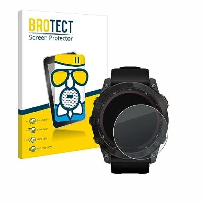 Immagine di brotect Pellicola Vetro Opaca per Garmin Fenix 7X (51 mm) Protezione Schermo [Anti Riflesso, Durezza 9H]