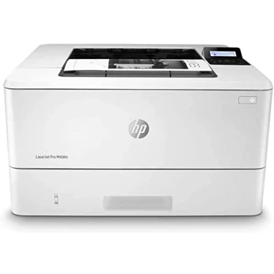 Immagine di HP LaserJet Pro M404n W1A52A, Stampante a Singola Funzione A4, Stampa Fronte e Retro Manuale in b/n, 40 ppm, USB 2.0, Host Easy Access, Gigabit Ethernet, Smart, Schermo LCD 2 Righe, Bianca