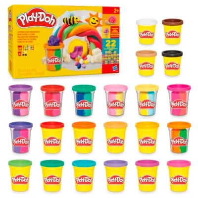 Immagine di Play Doh, Ultimate Color Variety, Confezione da 22 vasetti, attività manuali per Bambini e Bambine