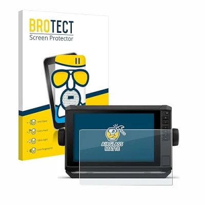 Immagine di brotect Pellicola Vetro Opaca per Garmin ECHOMAP UHD2 9&quot; Protezione Schermo [Anti Riflesso, Durezza 9H]