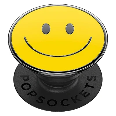 Immagine di PopSockets: PopGrip Supporto e Impugnatura per Telefoni Cellulari Tablet con un Top Intercambiabile Enamel Be Happy