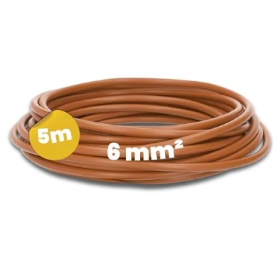 Immagine di Kalitec cavo di cablaggio flessibile H07V K da 6 mm², flessibile, mm2, a filo singolo, per armadio elettrico, commutazione
