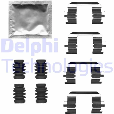 Immagine di DELPHI LX0686 Kit accessori, Pastiglia freno OPEL: Karl, FORD: KA+ Hatchback