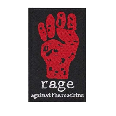 Immagine di Toppa ricamata con scritta&quot;Rage Against The Machine Machine_3&quot;
