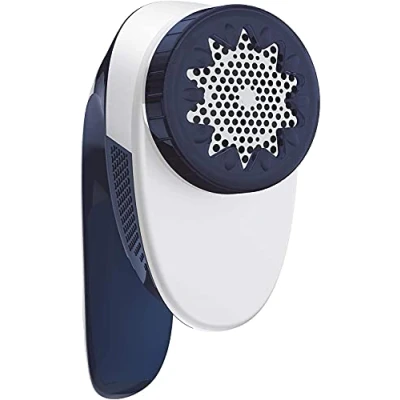 Immagine di Tefal JB1013 Rasoio per pelucchi (4 lame, 4 impostazioni di altezza, motore 3 V, facile da svuotare, colore: Bianco/Blu