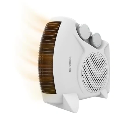 Immagine di Cecotec Riscaldatore elettrico a basso consumo ReadyWarm 2000 Max Dual White. Termoventilatore da W, oscillazione 65, 3 modalità, termostato regolabile, area di copertura 20 m2, bianco